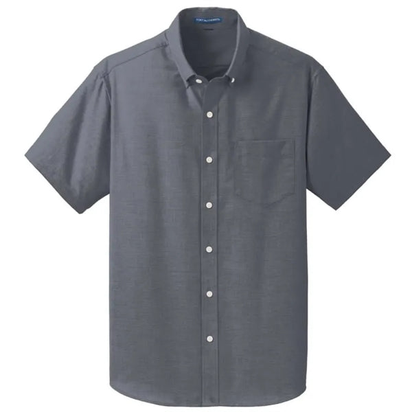 Port Authority Short Sleeve SuperPro Oxford Shirt.