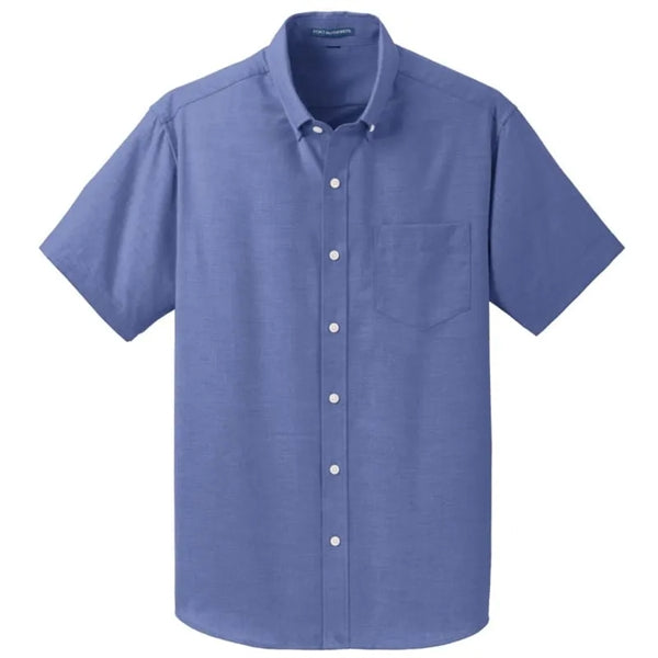 Port Authority Short Sleeve SuperPro Oxford Shirt.