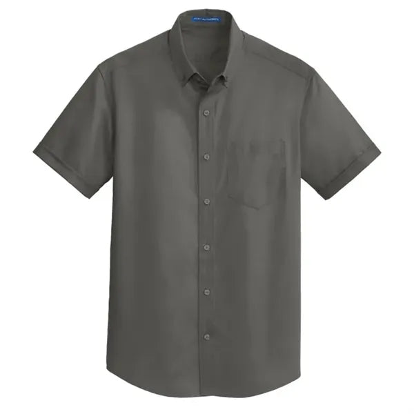 Port Authority Short Sleeve SuperPro Twill Shirt.