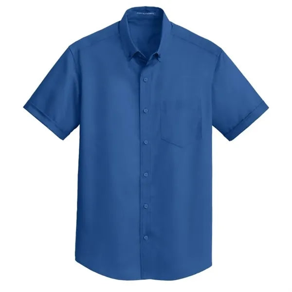 Port Authority Short Sleeve SuperPro Twill Shirt.