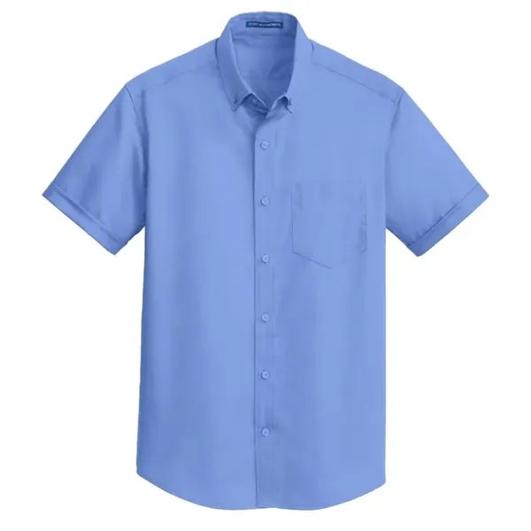 Port Authority Short Sleeve SuperPro Twill Shirt.