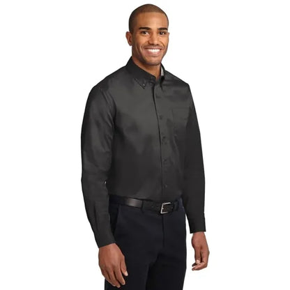 Port Authority Tall Long Sleeve Easy Care Shirt.