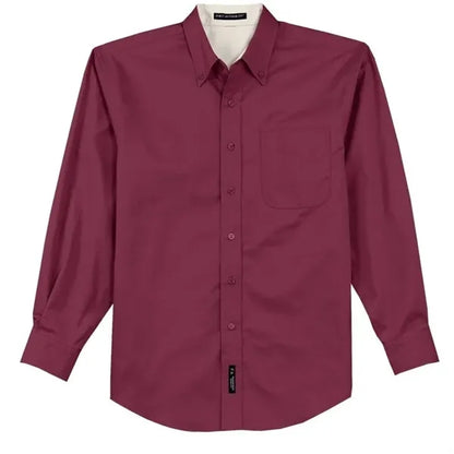 Port Authority Tall Long Sleeve Easy Care Shirt.