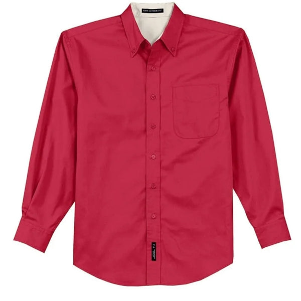 Port Authority Tall Long Sleeve Easy Care Shirt.