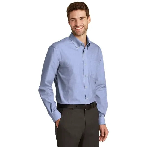 Port Authority Tall Crosshatch Easy Care Shirt.