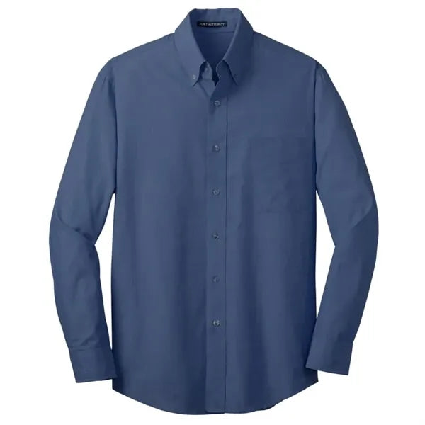 Port Authority Tall Crosshatch Easy Care Shirt.
