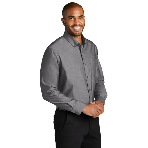 Port Authority Long Sleeve Chambray Easy Care Shirt