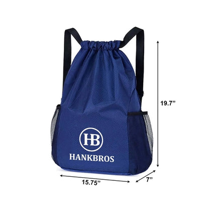 Large Drawstring Backpack for Basketball