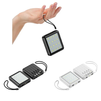 Portable Charger 10000 mAh 4 in 1 Charging Power Bank