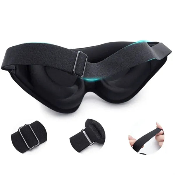 Sleep Eye Mask 3D Contoured Cup Sleeping Blindfold Concave
