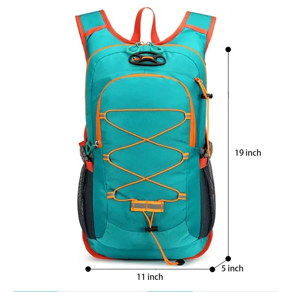 Lightweight sports backpack with spine support