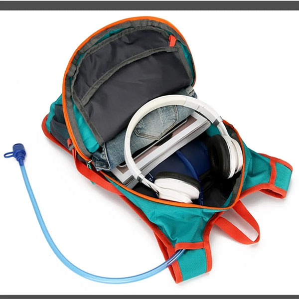 Lightweight sports backpack with spine support