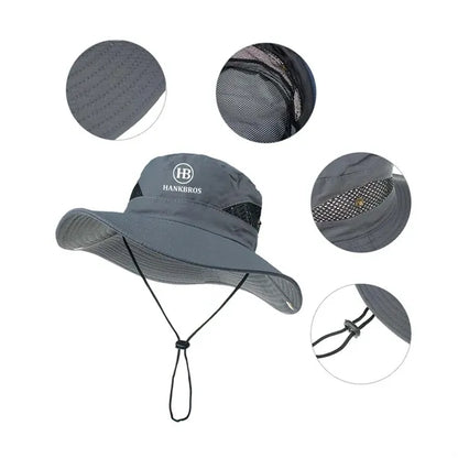 Men's Foldable Fishing Hat Wide Birm