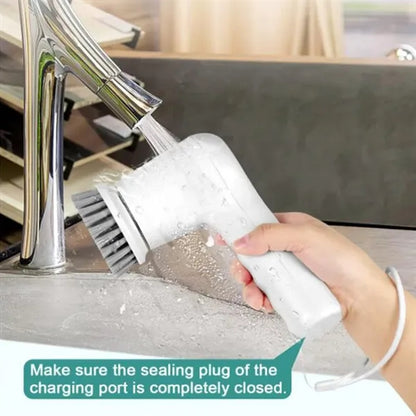 Cordless Electric Spin Scrubber Cleaning Brush