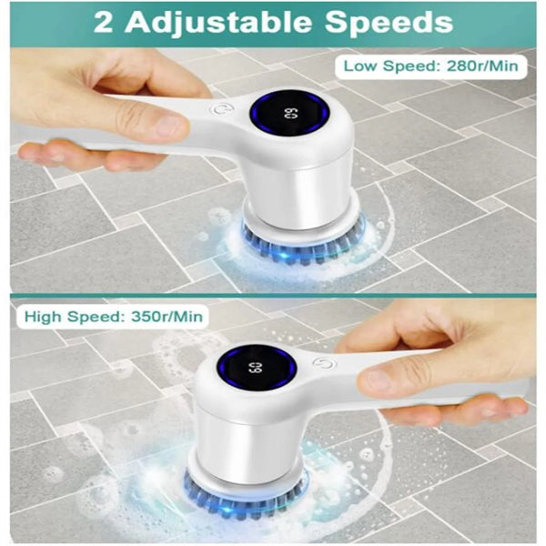 Cordless Electric Spin Scrubber Cleaning Brush