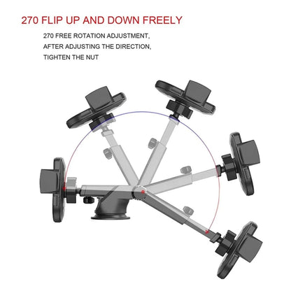 Universal Car Mount Phone Holder with Suction Cup Base