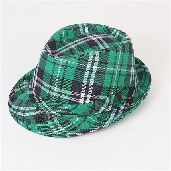 St.Patrick Day Fedora Hats for Men