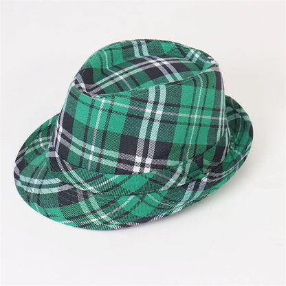 St.Patrick Day Fedora Hats for Men