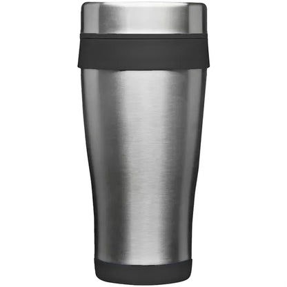16 oz Curved Steel Acrylic Tumbler w/Slide Lock Color Accent