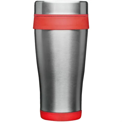 16 oz Curved Steel Acrylic Tumbler w/Slide Lock Color Accent