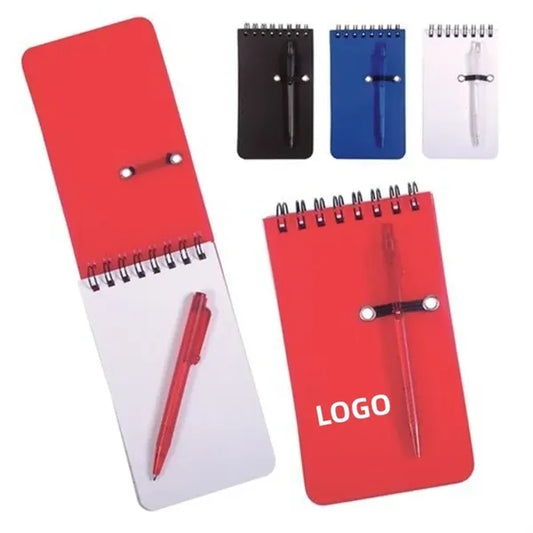 Spiral bound Jotter with Pen