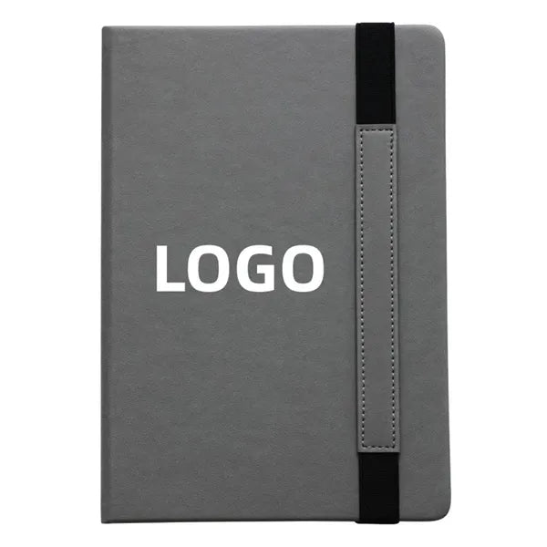 A5 PU Hard Cover Journal With Pen - Debossed