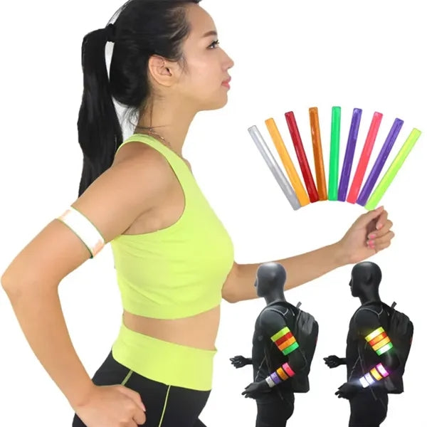 PVC Reflective Slap Bracelet