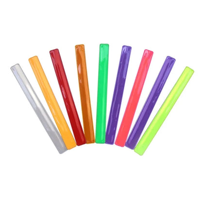 PVC Reflective Slap Bracelet