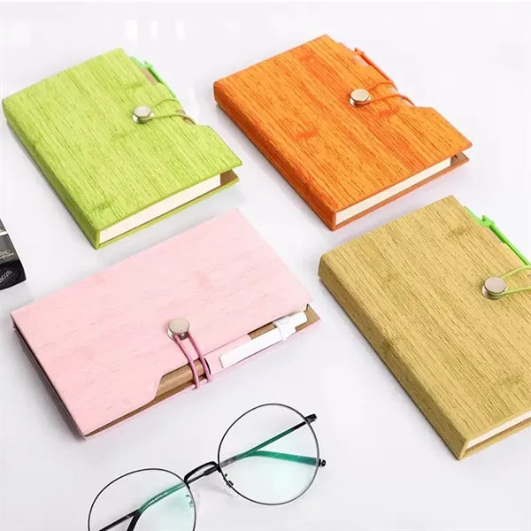 Journal Notebook With Sticky Notes And Pen