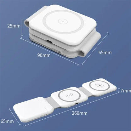 10 in 1 Magsafe Folding Wireless Charger Cable Tool