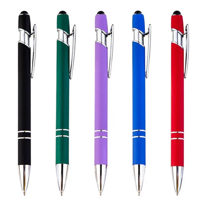 Rubberized Soft Touch Ballpoint Metal Pen