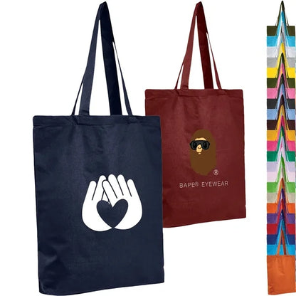 6 oz Cotton Canvas Tote Bag W/ Gusset (15" X 16")