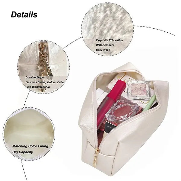 PU Leather Cosmetic Bag