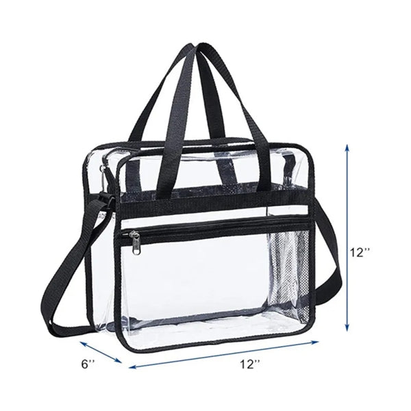 Stadium Approved See Through Clear Tote Bag
