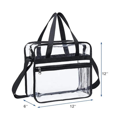 Stadium Approved See Through Clear Tote Bag