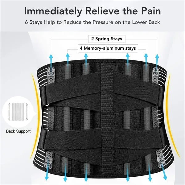 Back Braces With 6 Stays