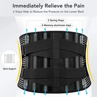 Back Braces With 6 Stays