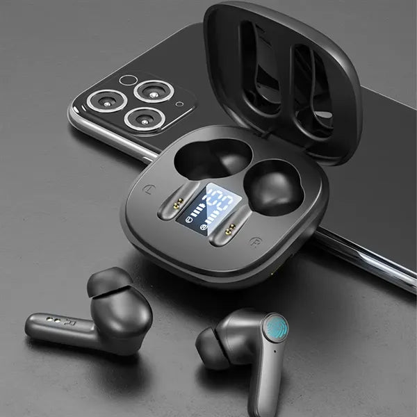 Wireless Earbuds With LED Digital Display Charging Case