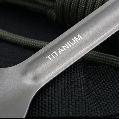 Lightweight Camping Titanium Spork Spoon