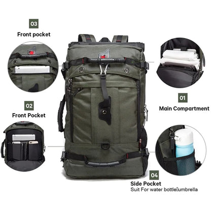 Man Carry On Laptop Travel Backpack