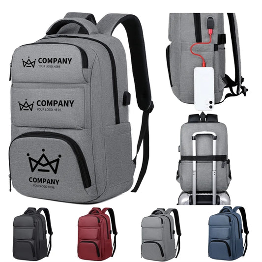 Men's USB Charging Port Large Capacity Travel Backpack