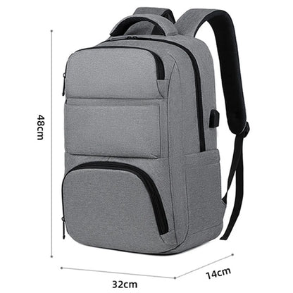 Men's USB Charging Port Large Capacity Travel Backpack