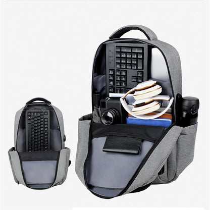 Men's USB Charging Port Large Capacity Travel Backpack