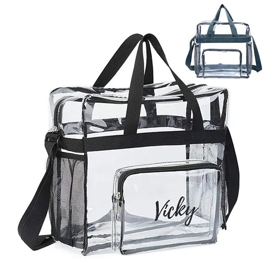 PVC Clear Tote Waterproof Women Shoulder Bag