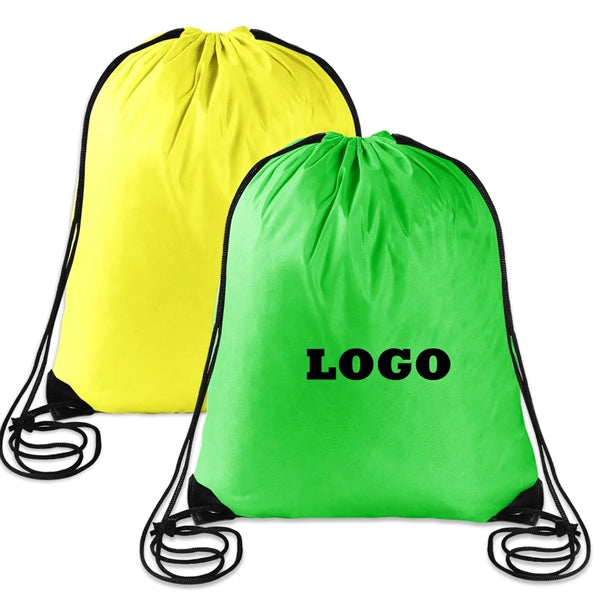 Full Color Drawstring Cinch up Backpack