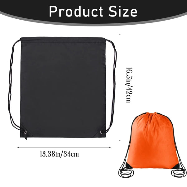 Full Color Drawstring Cinch up Backpack