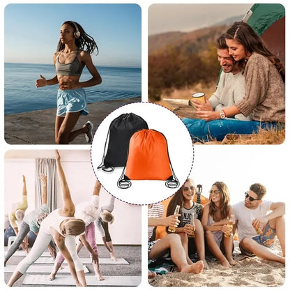 Full Color Drawstring Cinch up Backpack