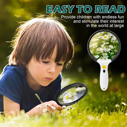 Magnifying Glass with 12 LED Lights
