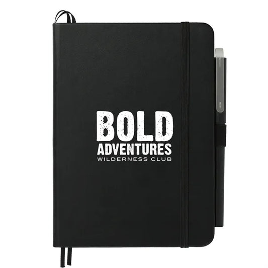 5" x 7" Recycled ing Bound Notebook w Pen