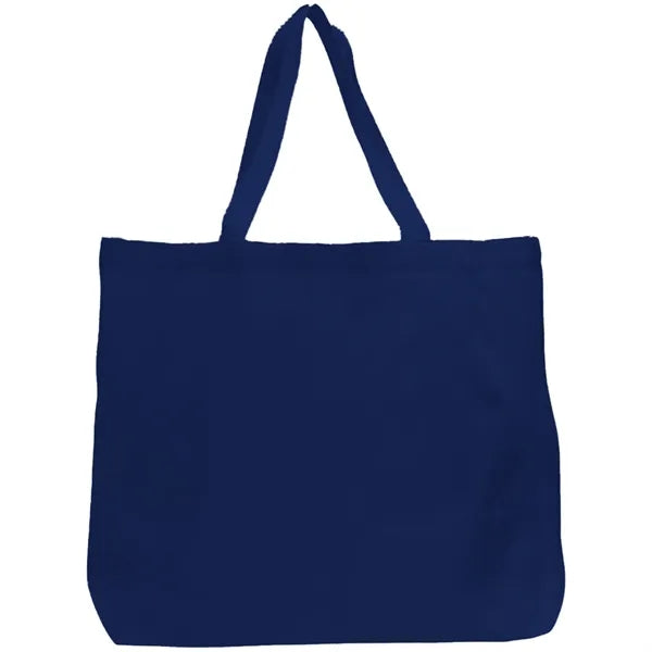 7 oz. Cotton Canvas Jumbo Grocery Tote Bag (20" X 15")